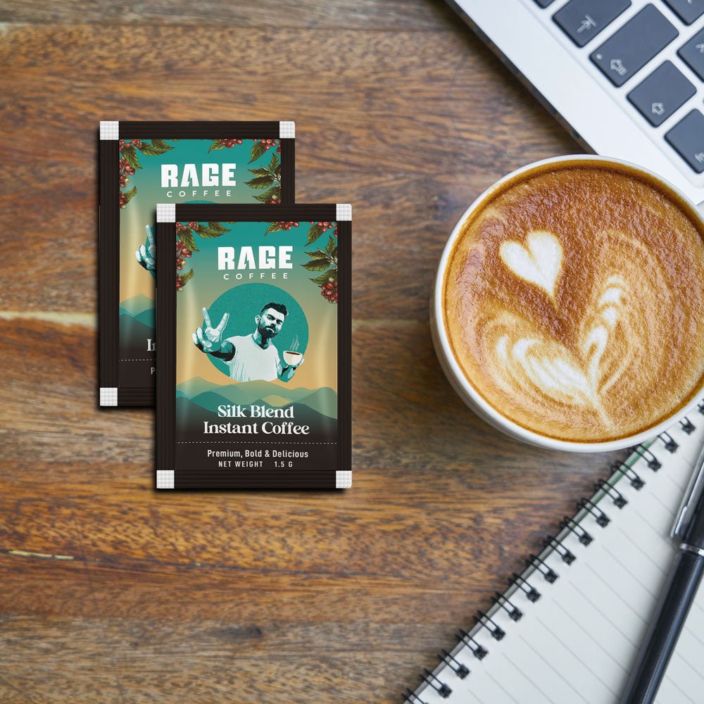 Flavoured Instant Coffee Silk Blend Sachets (30 Sachets) Rage Coffee