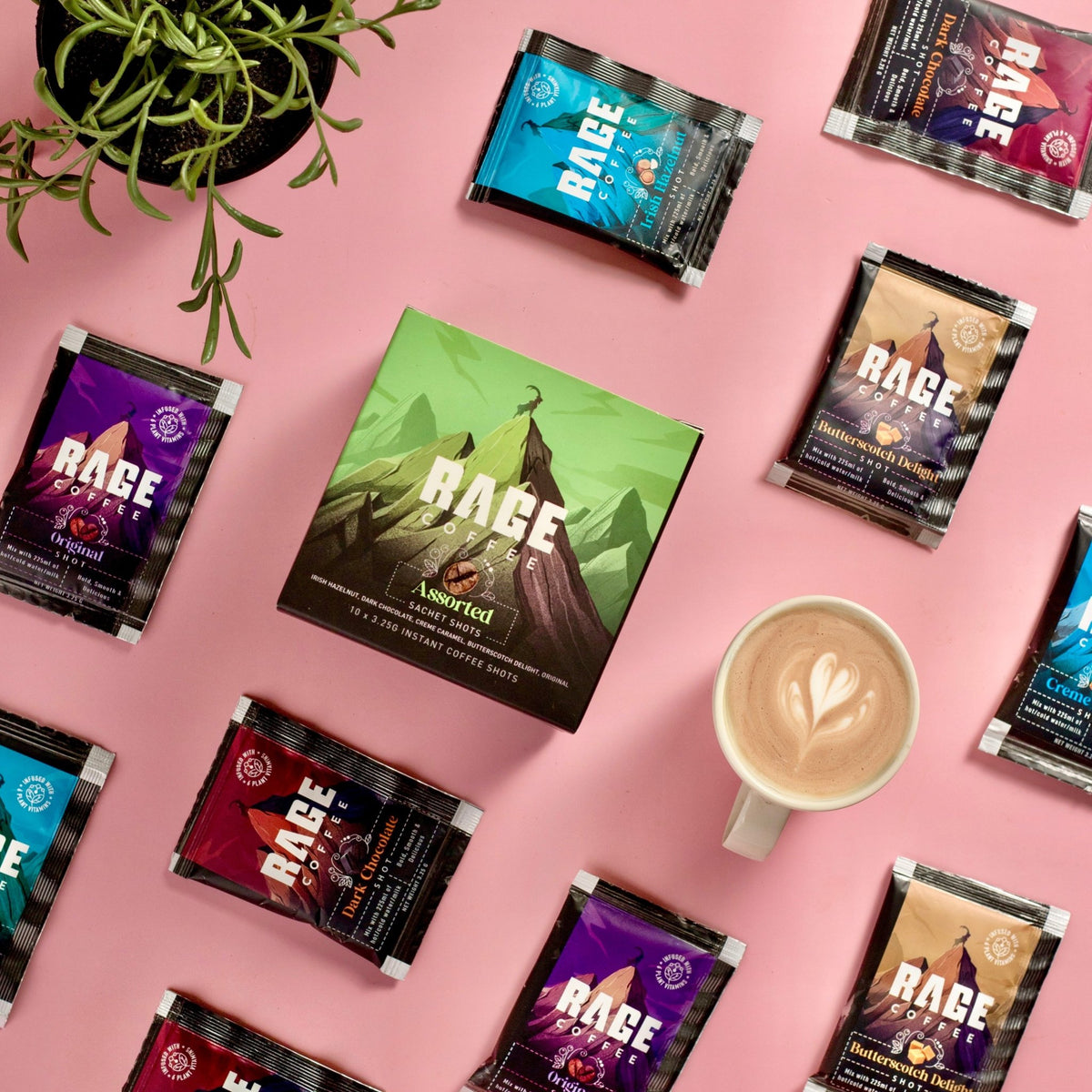 Instant Coffee Sachet Shots Rage Coffee