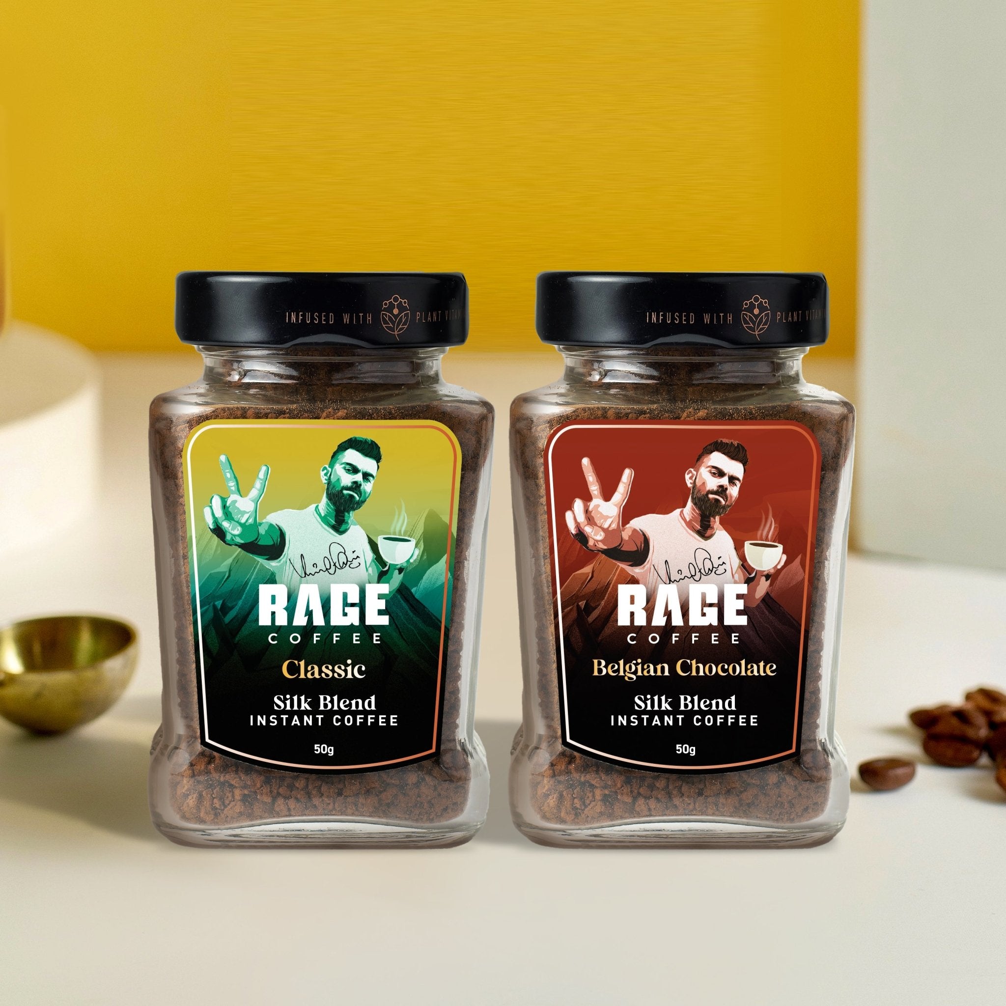 Silk Blend- Belgian Chocolate & Classic (pack of 2) - Rage Coffee
