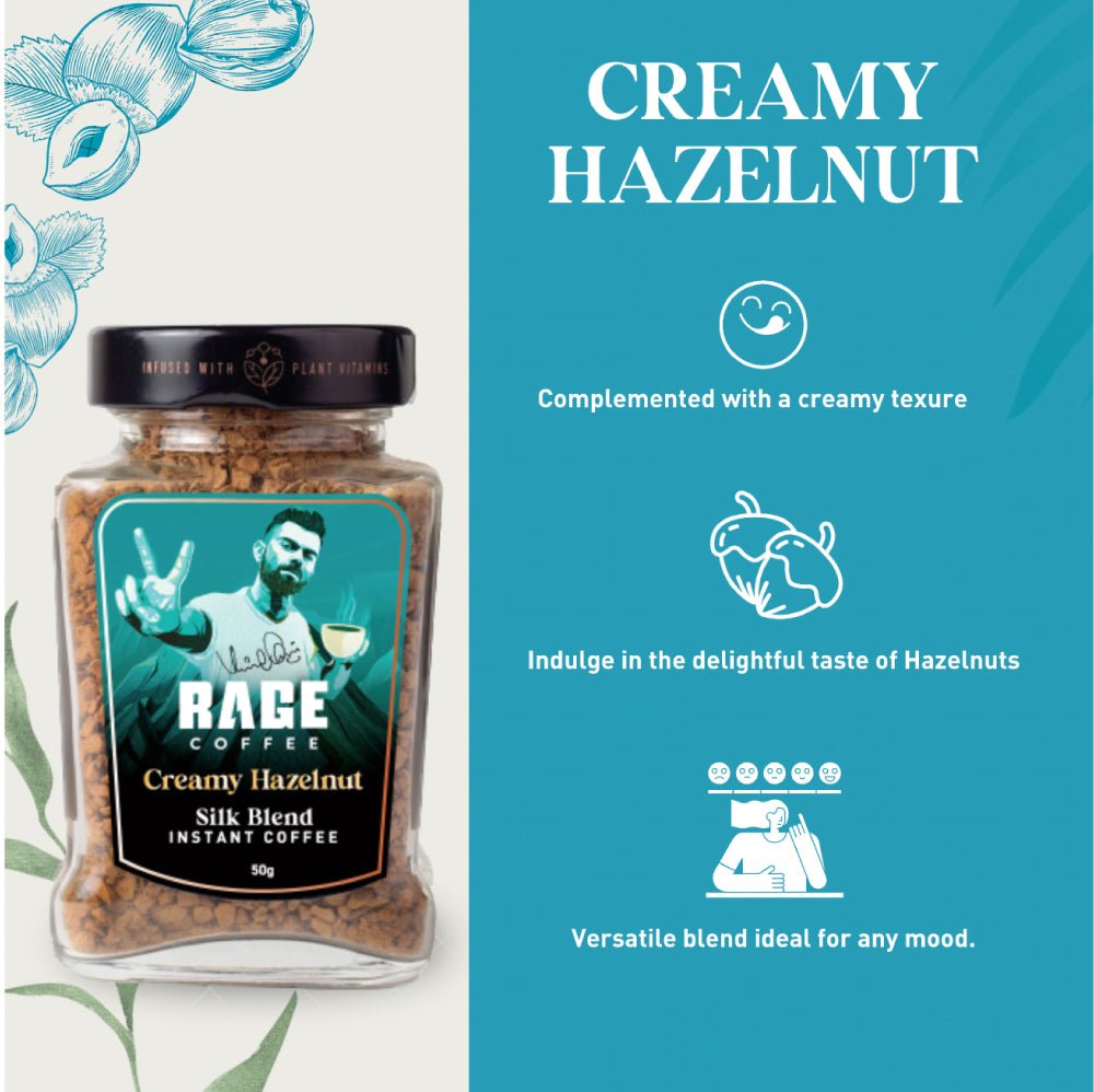 Silk Blend- Belgian Chocolate & Creamy Hazelnut (Combo pack of 2) - Rage Coffee