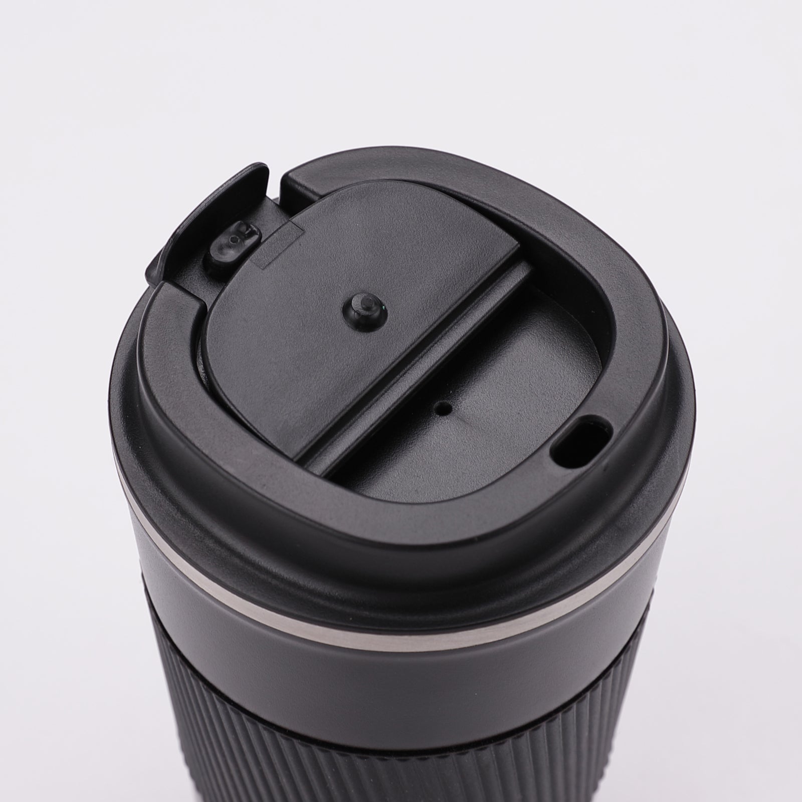 Stainless Steel Insulated Coffee Mug with Sleeve - Black - 380ml - Rage Coffee