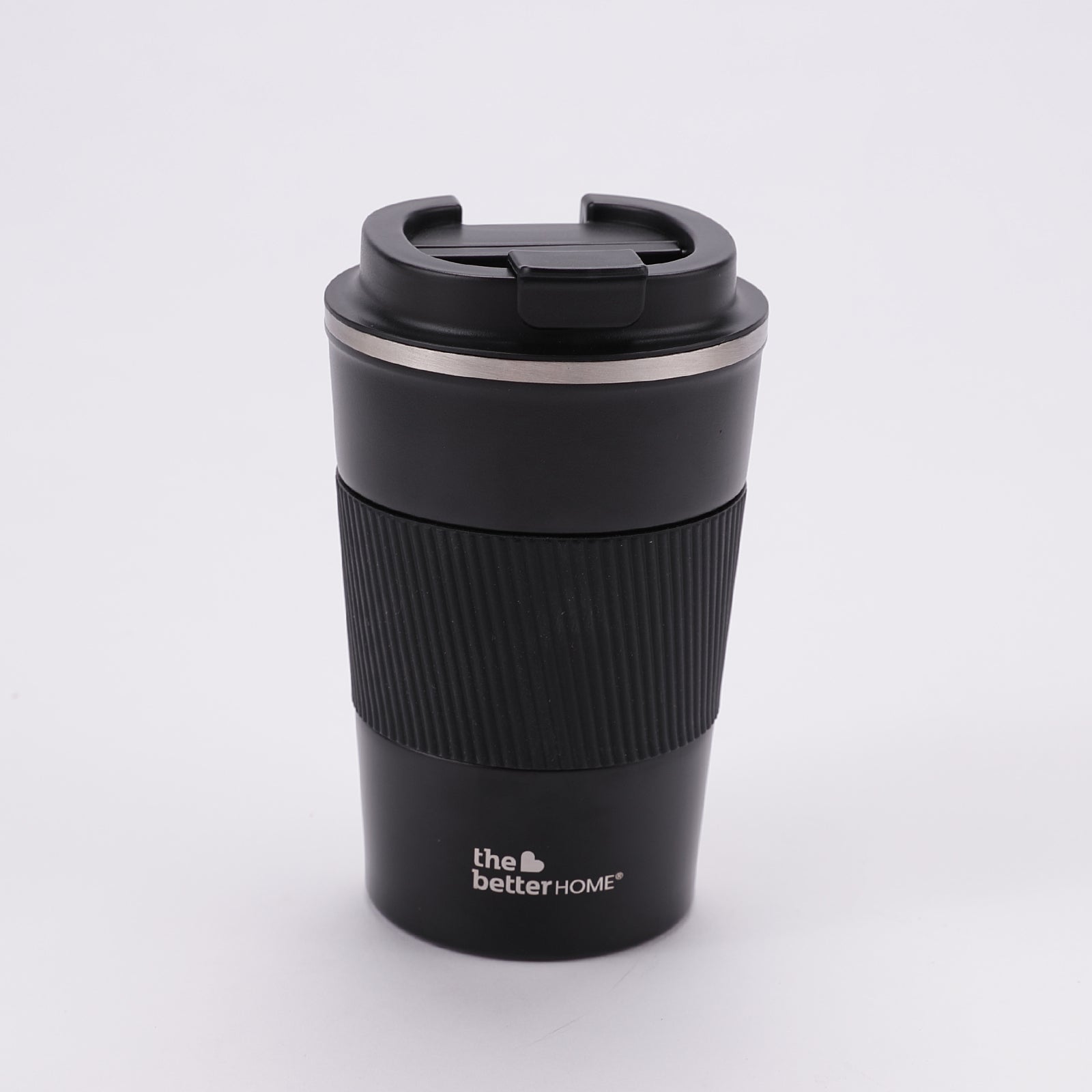 Stainless Steel Insulated Coffee Mug with Sleeve - Black - 380ml - Rage Coffee